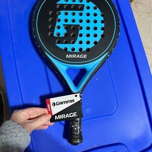 Gamma Mirage Blue and Black Padel Racket